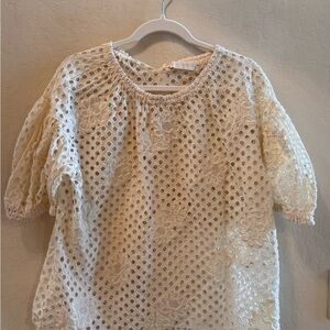 Womens Ulla Johnson Ivory Top in Size S